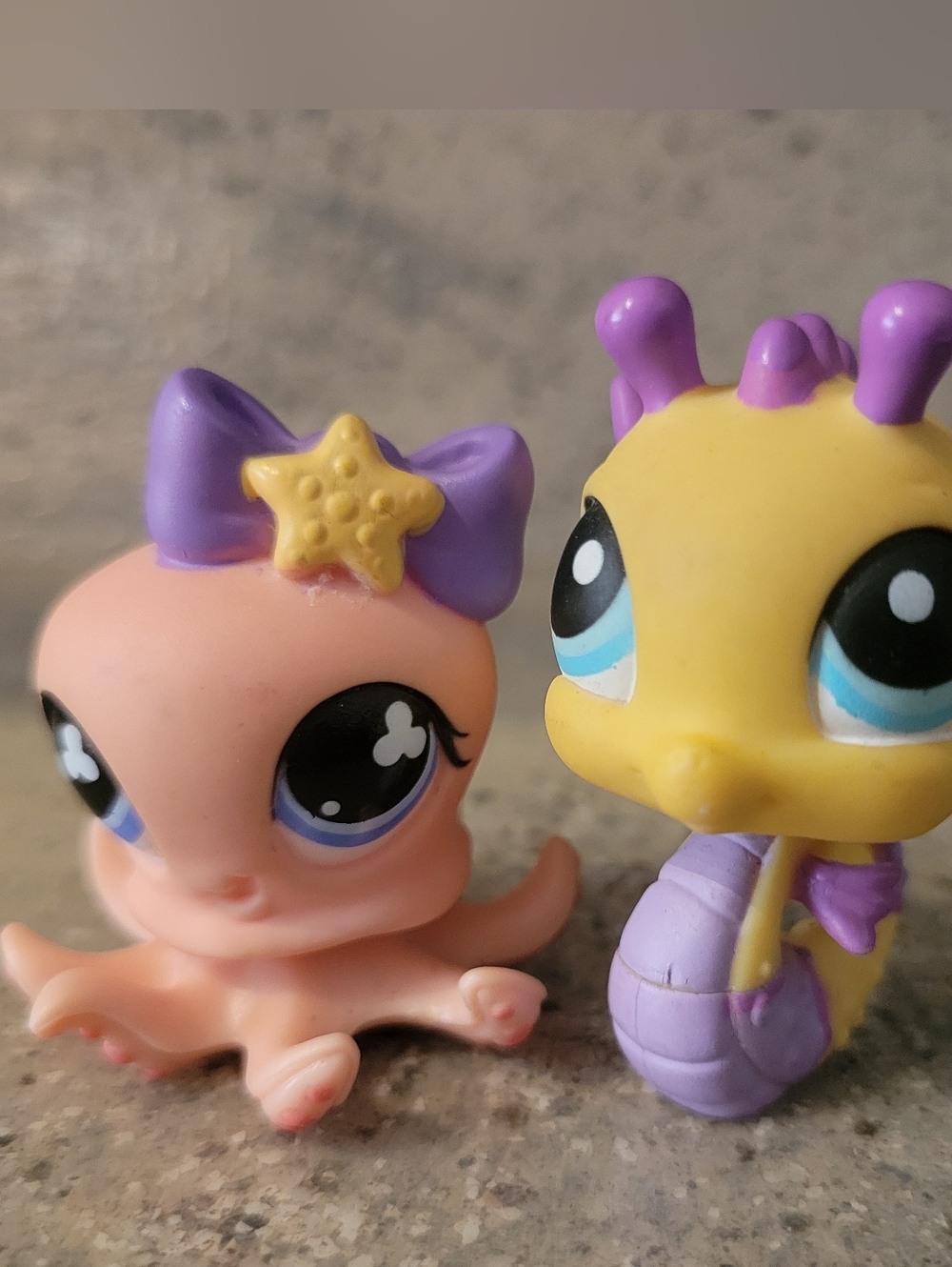 Littlest Pet Shop Cute Sea Animal Octopus & Seahorse #513 & #426